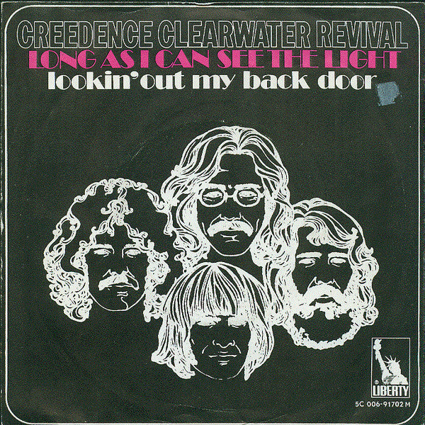 Creedence Clearwater Revival : Long As I Can See The Light (7", Single, 4-P)