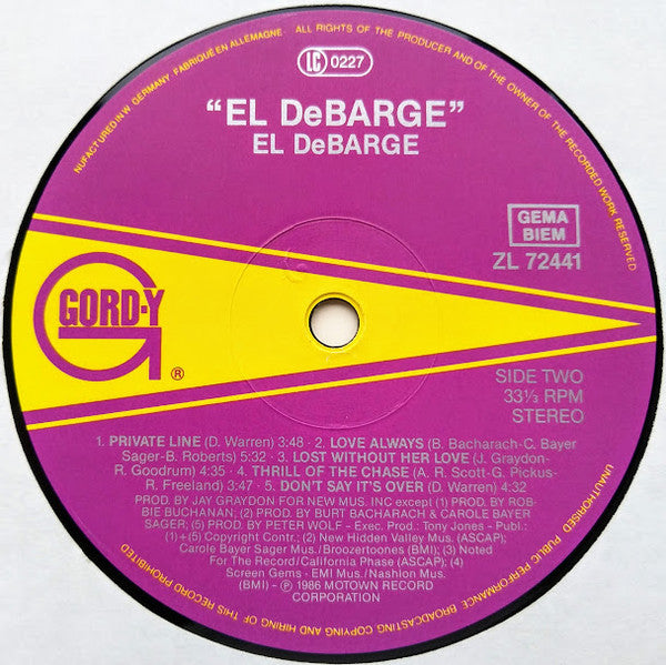 El DeBarge : El DeBarge (LP, Album)