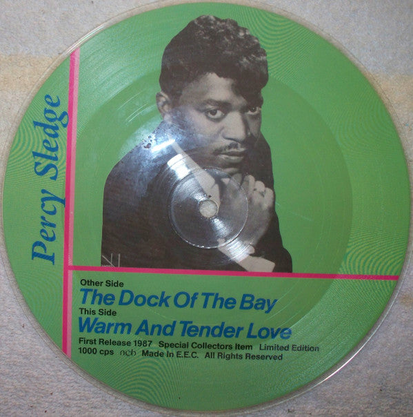 Percy Sledge : The Dock Of The Bay / Warm And Tender Love (7", Single, Ltd, Pic)