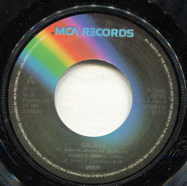 War : Galaxy (7", Single)
