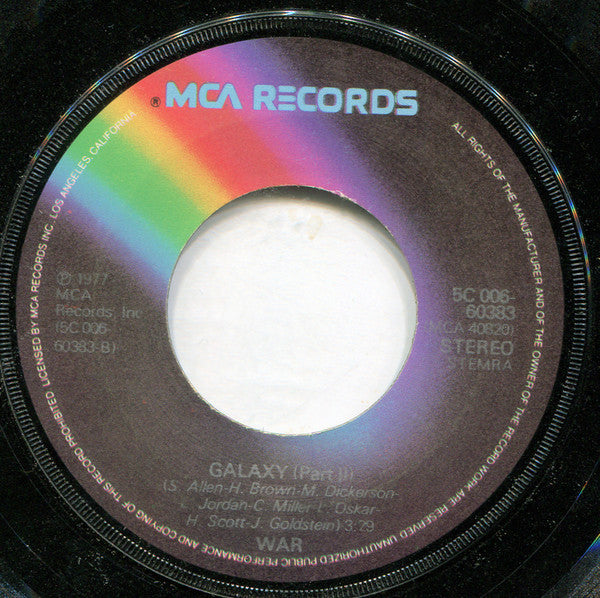 War : Galaxy (7", Single)