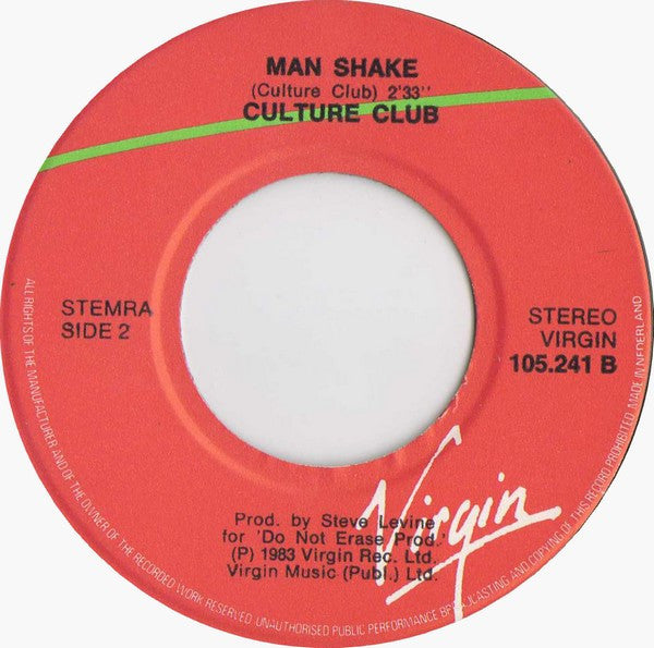 Culture Club : Church Of The Poison Mind (7", Single)