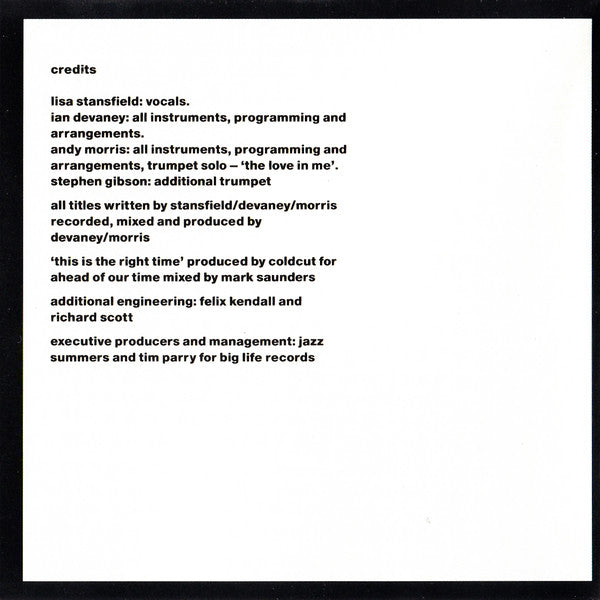 Lisa Stansfield : Affection (CD, Album)