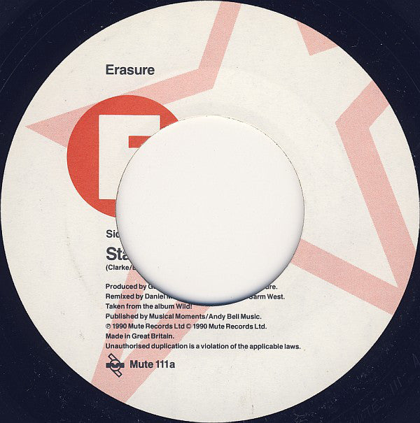 Erasure : Star (7", Single, ASL)