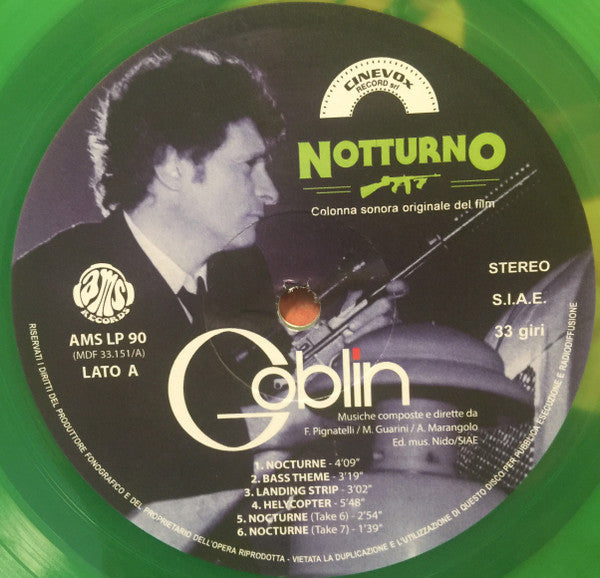 Goblin : Notturno (Colonna Sonora Originale Del Film) (LP, Album, RSD, Ltd, RE, S/Edition, Cle)