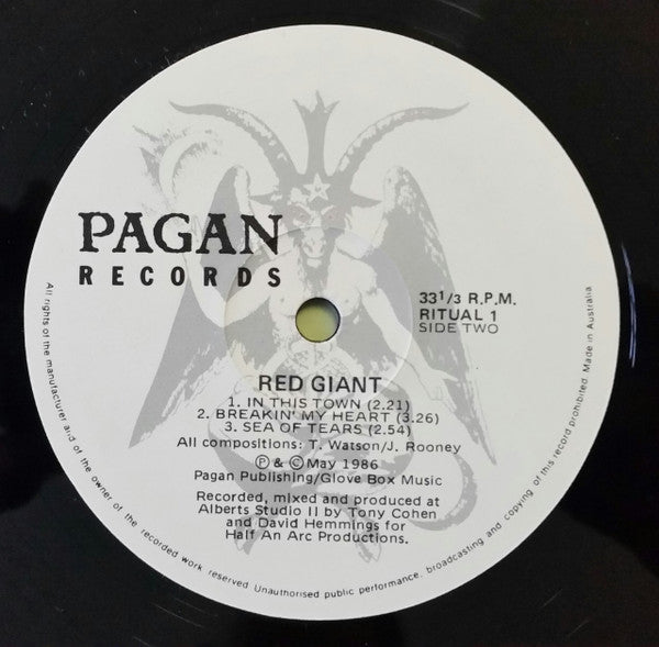 Red Giant (3) : Red Giant (12", MiniAlbum)