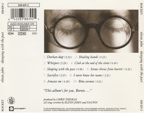 Elton John : Sleeping With The Past (CD, Album)