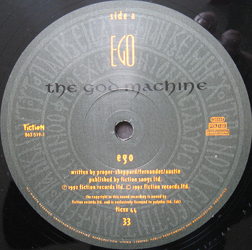 The God Machine : Ego (12", Single)