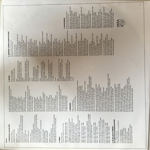 Various : Wie In 't Nederlands Wil Zingen, De Jaren '80 (LP)