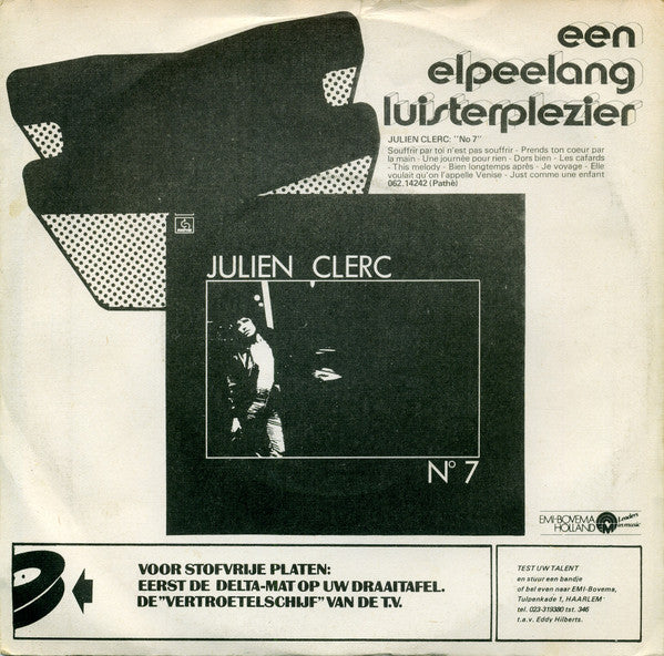 Julien Clerc : This Melody (7", Single)
