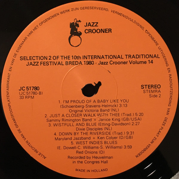 Various : 10th International Traditional Jazz Festival Breda 1980 2 (LP, Comp)