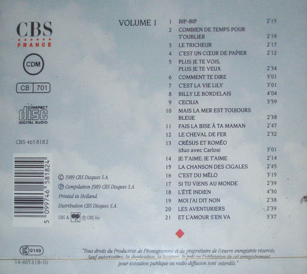 Joe Dassin : L' Été Indien Vol. 1 (CD, Album, Comp)