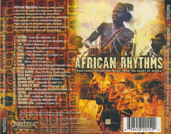 Various : African Rhythms: Traditional Voices And Music From The Heart Of Africa (CD, Comp)