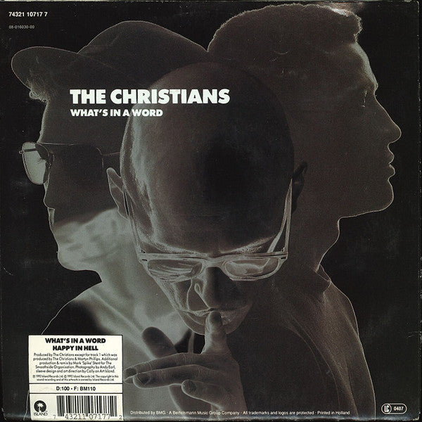 The Christians : What's In A Word (7", Single)