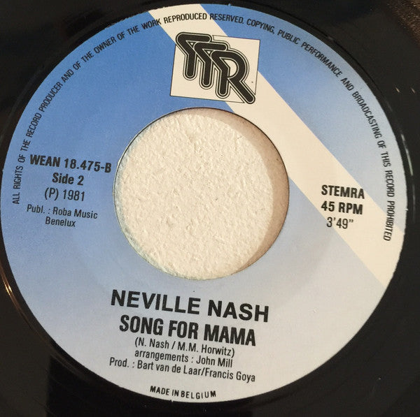 Neville Nash : It's A Real Good Feeling (7", Single)