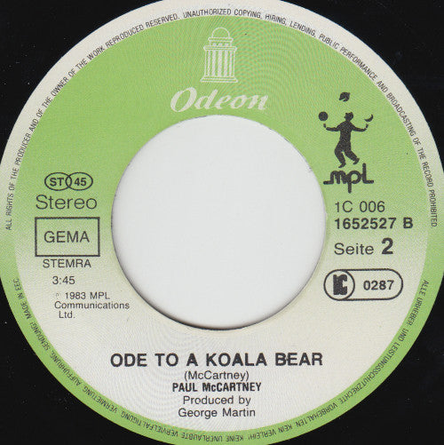 Paul McCartney & Michael Jackson : Say Say Say (7", Single)