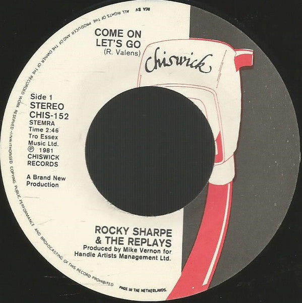 Rocky Sharpe & The Replays : Come On Let's Go (7", Single)