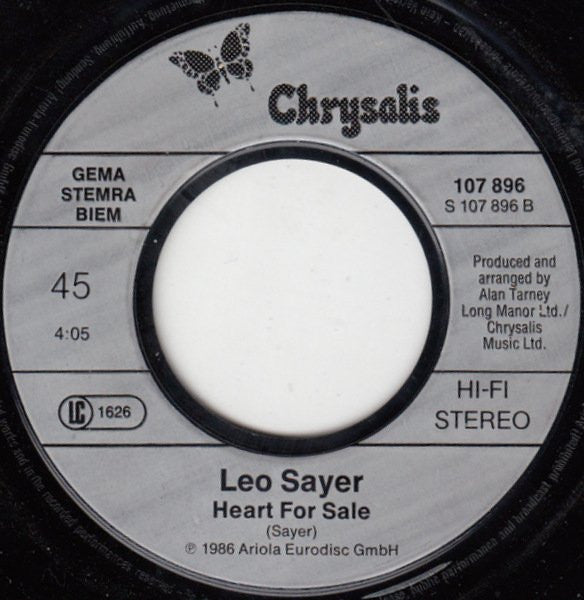 Leo Sayer : Unchained Melody (7", Single)
