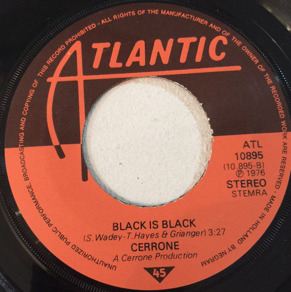 Cerrone : Love In C Minor (7", Single)