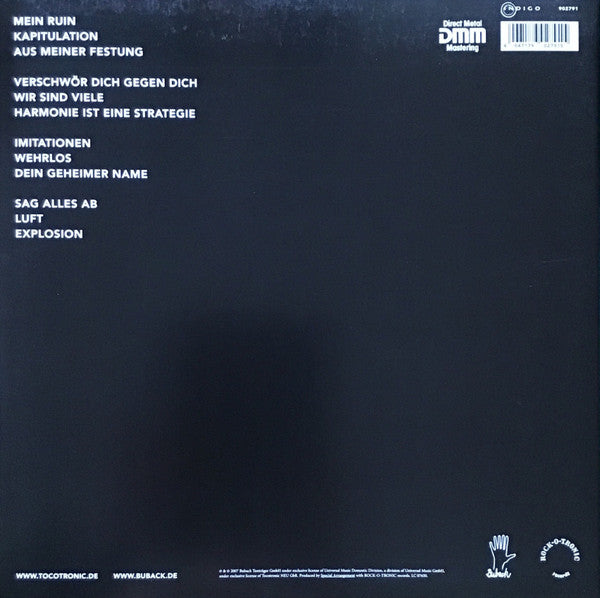 Tocotronic : Kapitulation (2xLP, Album)