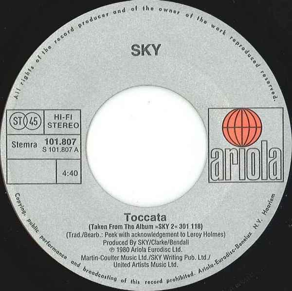 Sky (4) : Toccata (7")