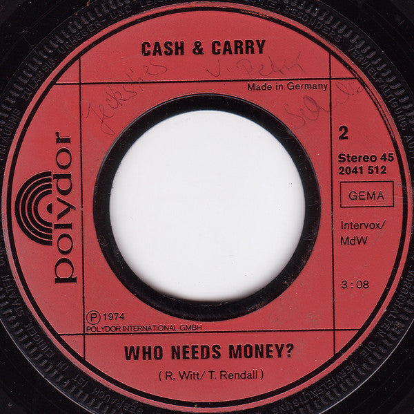 Cash & Carry* : Tchip Tchip (7", Single)
