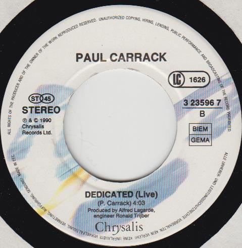 Paul Carrack : Dedicated (7")