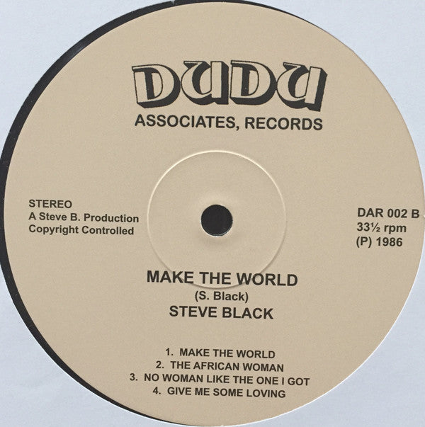 Steve Dudu Black : Make The World (LP, Album, Ltd)