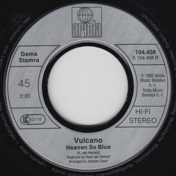Vulcano (2) : Staying With It (7", Single)