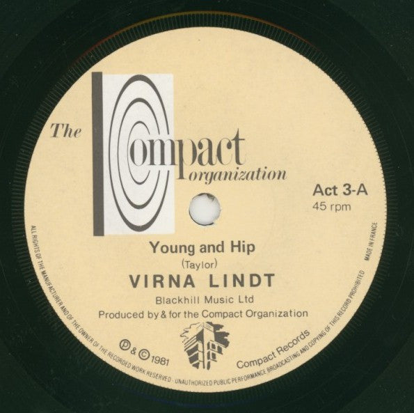 Virna Lindt : Young & Hip (7", Single)