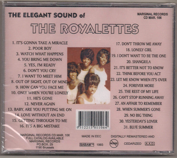 The Royalettes : The Elegant Sound Of The Royalettes (CD, RM)