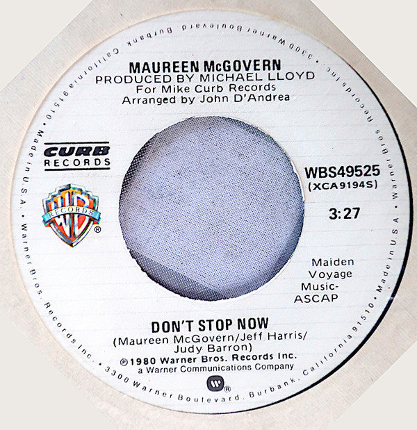 Maureen McGovern : Bottom Line (7", Single)