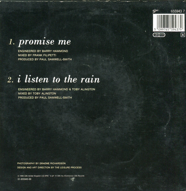 Beverley Craven : Promise Me (7", Single)