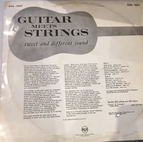Duane Eddy : Twangy Guitar - Silky Strings (LP, Album)