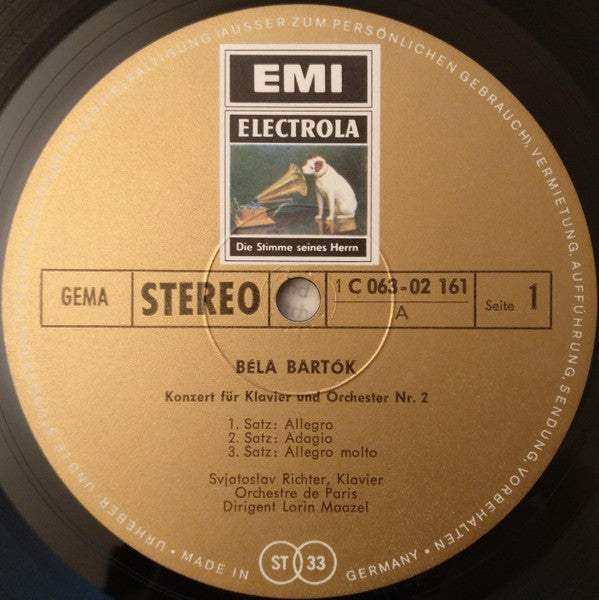 Sviatoslav Richter, Lorin Maazel, Béla Bartók / Sergei Prokofiev : Concerto N.2 / Concerto N.5 (LP)