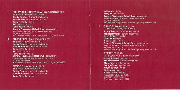 The Brecker Brothers : Collection / Volume Two (CD, Comp, RM, RP)