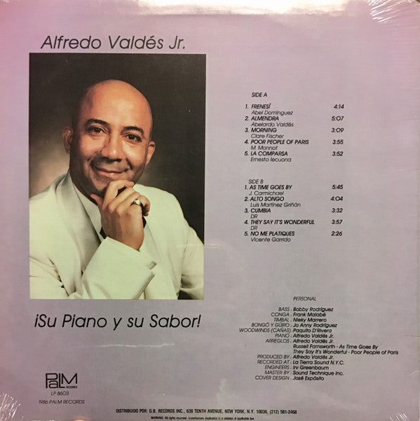 Alfredo Valdés Jr. : ¡Su Piano Y Su Sabor! (LP, Album)