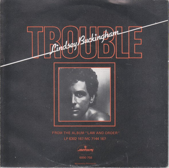 Lindsey Buckingham : Trouble (7", Single)