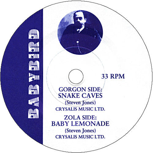 Baby Bird : Snake Caves / Baby Lemonade (7", Blu)