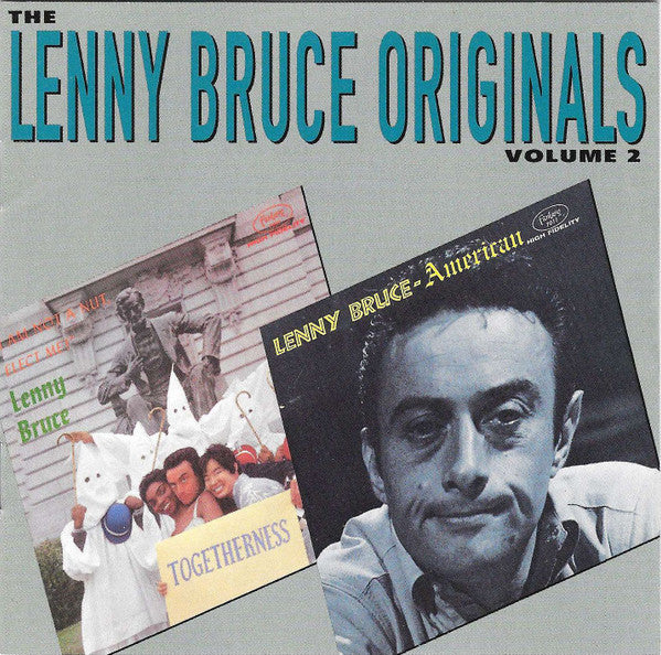Lenny Bruce : The Lenny Bruce Originals Volume 2 (CD, Comp, RM)