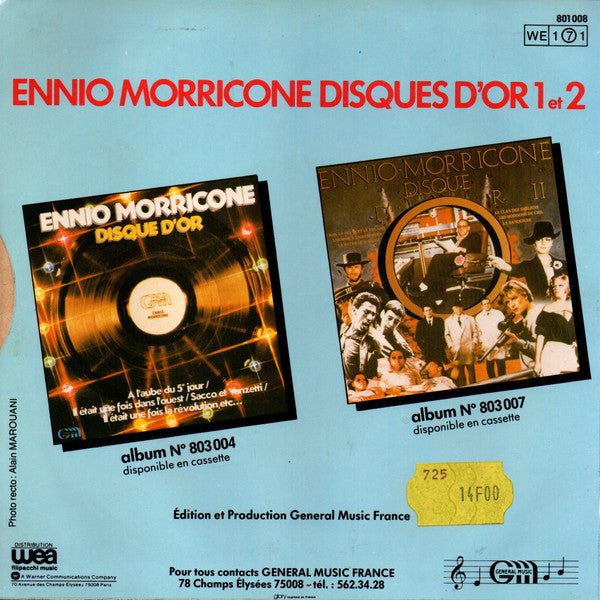 Ennio Morricone : Chi Mai (Thème Du Film "Le Professionnel") (7", Single, RE)