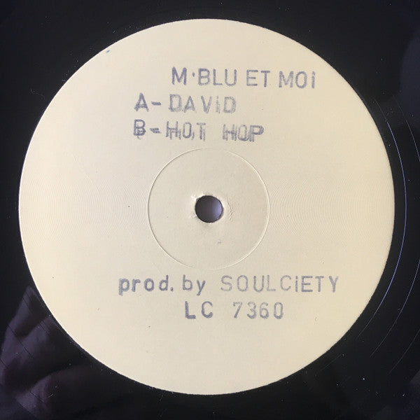 M'Blu Et Moi : David / Hot Hop (12", W/Lbl)