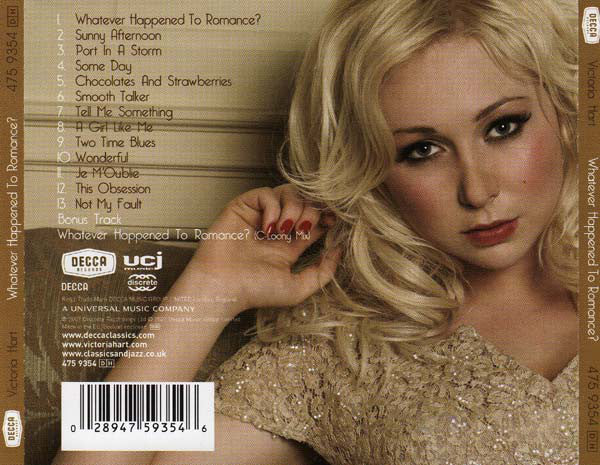 Victoria Hart : Whatever Happened To Romance? (CD, Album)