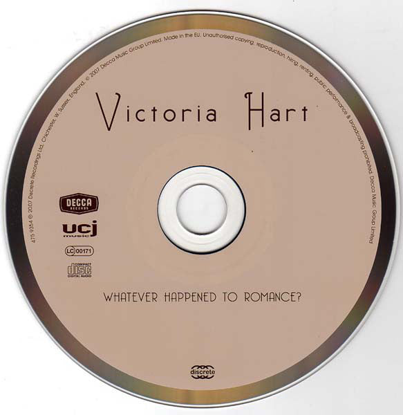Victoria Hart : Whatever Happened To Romance? (CD, Album)