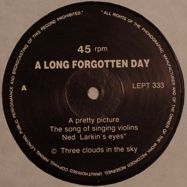 Three Clouds In The Sky : A Long Forgotten Day (12", MiniAlbum)