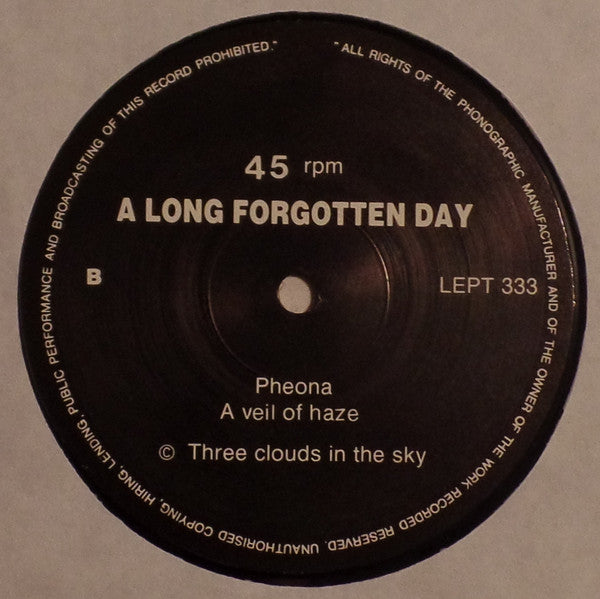 Three Clouds In The Sky : A Long Forgotten Day (12", MiniAlbum)