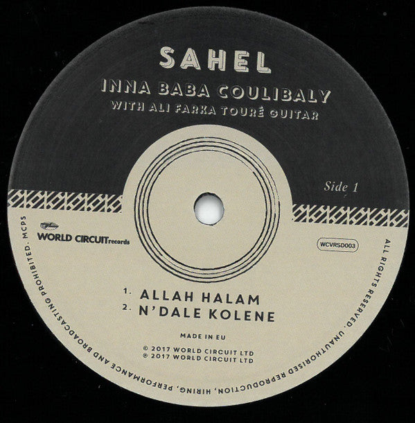 Inna Baba Coulibaly With Ali Farka Touré : Sahel (10", Album, EP, RSD)