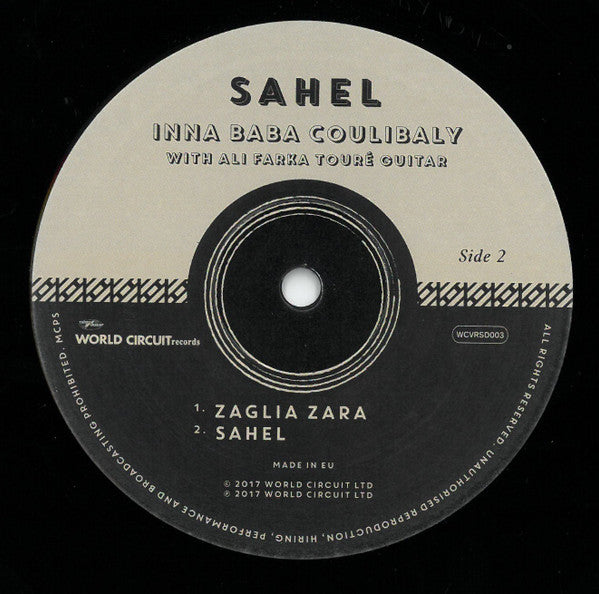 Inna Baba Coulibaly With Ali Farka Touré : Sahel (10", Album, EP, RSD)