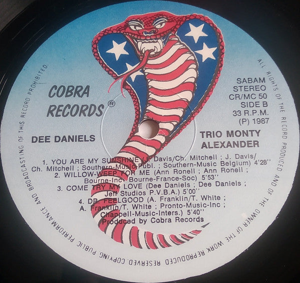 Dee Daniels : The Music Made Me Sing It (LP)