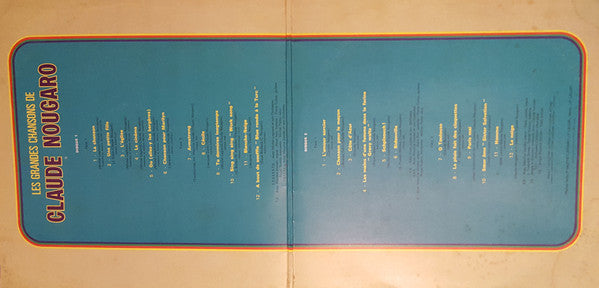 Claude Nougaro : Les Grandes Chansons De Claude Nougaro " Une Petite Fille " (2xLP, Comp, Gat)